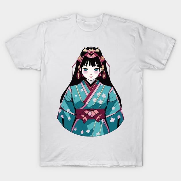 traditional japanese beauty T-Shirt by CRAZYMAN